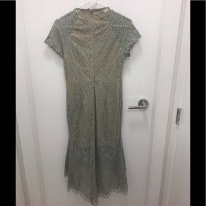 Wildfire Mint green Mermaid lace dress M